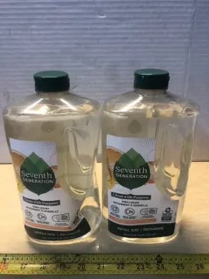2 bottles 50oz seventh generation dish liquid