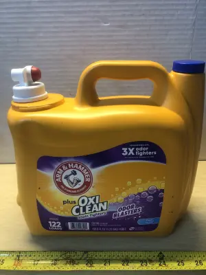158.6oz arm&hammer plus oxi clean laundry detergent missing measuring cup