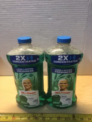 2 bottles 41oz Mr clean multisurface cleaner