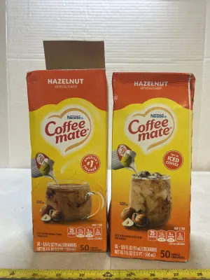 2 50 pack coffee mate singles