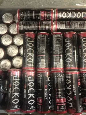 71 cans jocked energy drinks exp:3/16/27