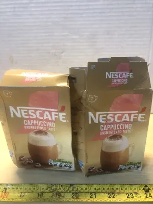 2 boxes Nescafé cappuccino exp:9/26