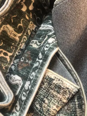 2 unknown size area rugs
