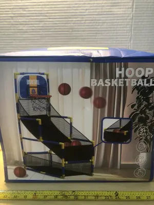 Basketball hoop game set as is