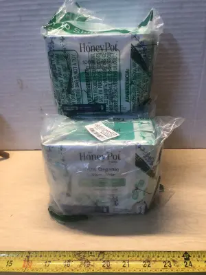 3 packs the honey pot organic cotton pads