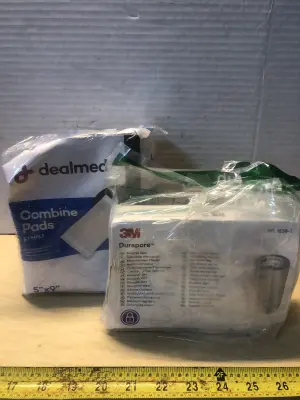 3M surgical tape and sterile pads