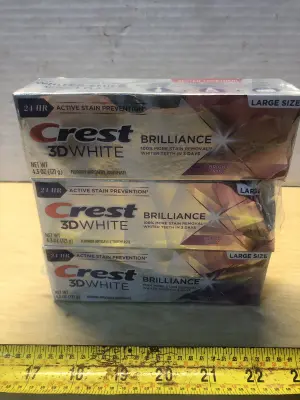 3 boxes Crest 3D white toothpaste