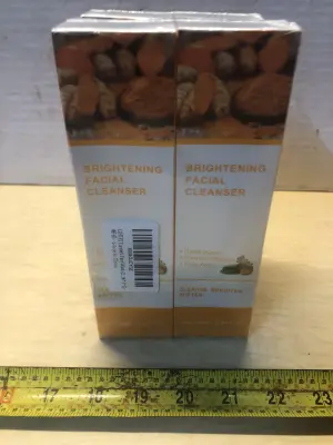 4 boxes 3.38oz brightening facial cleaner