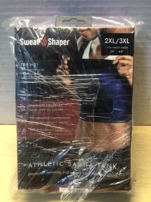 2 boxes sweat shaped 2xl-3XL sauna tank
