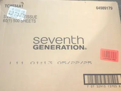 60 rolls seventh generation toilet paper
