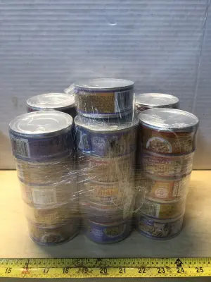 31 assorted cans friskies cat food exp:6/27