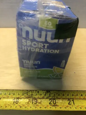 8 tubes nuun sport hydration lemon lime tablets exp:5/27