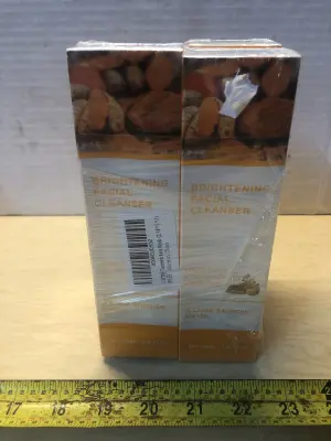 4 boxes 3.38oz brightening facial cleanser