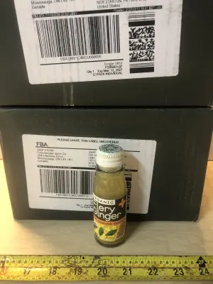 2 boxes 12 bottles 2oz greenhouse organic fiery ginger dietary supplement exp:3/13/27