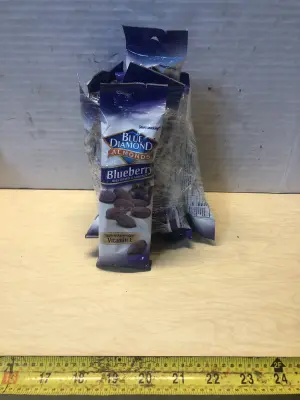 10 packs blueberry oven roasted almonds exp:9/26/26