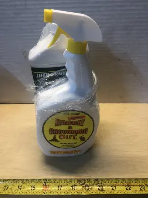 40oz natures mace deer and rabbit mace, 40oz rabbit and groundhog out animal repellent