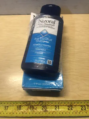 2 bottles 7oz Nizoral anti dandruff shampoo