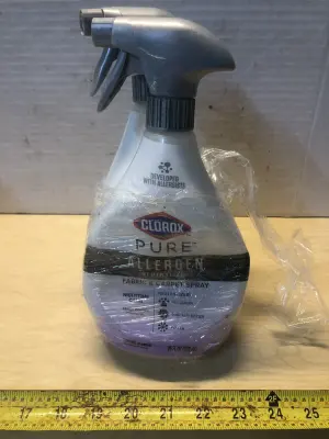 2 bottles 26oz Clorox pure allergen neutralizer carpet spray