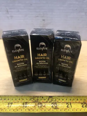3 boxes 1.5oz hair growth oil