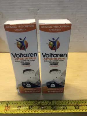 2 boxes 3.53oz Voltaren arthritis pain gel