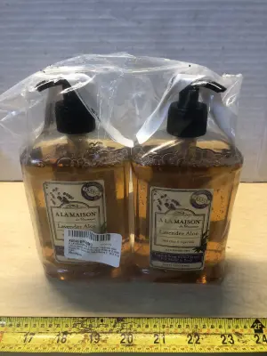 2 bottles 16.9oz Ala Maison liquid soap
