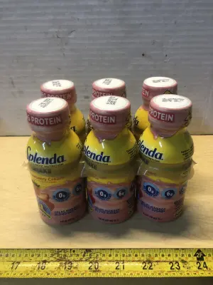 6 pack 8oz Splenda diabetic nutrition shake exp11/31/26