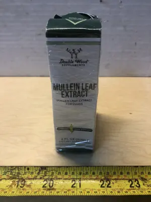 2 boxes 2oz Double wood mullein leaf dietary supplement exp:7/26
