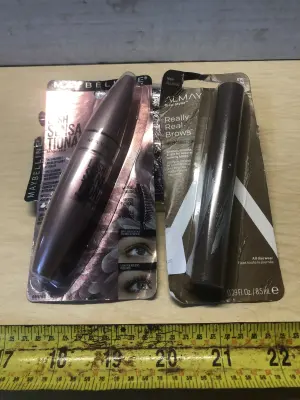 3 packs Maybelline mascara and Almay brow shaped