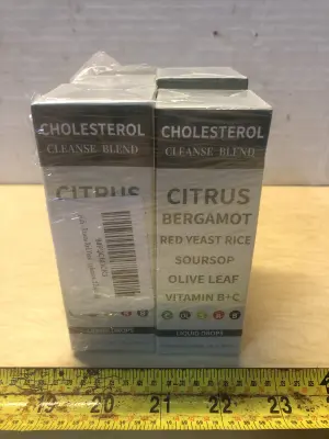4 bottles 2oz Cholesterol cleanse blend dietary supplement exp:11/5/27