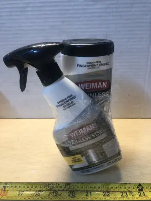 12oz Weiman stain steel cleaner and shine spray , Weiman stain steel wipes