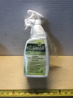2 bottles 32oz biokleen bac-out carpet stain remover