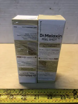2 boxes 2.7oz Dr Melaxin peel shot exfoliating rice ampoule