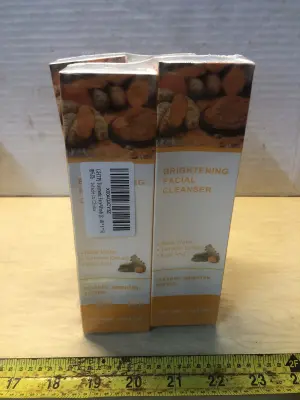4 boxes 3.38oz brightening facial cleanser