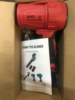 GPED cordless blower storm type blower works