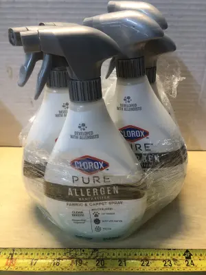 6 bottles 26oz Clorox pure allergen neutralizer carpet spray