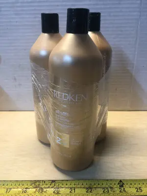 3 bottles 33.8oz RedKen shampoo