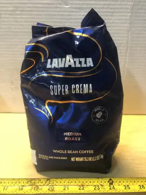 35.2oz LavAzza whole bean coffee exp:1/30/28