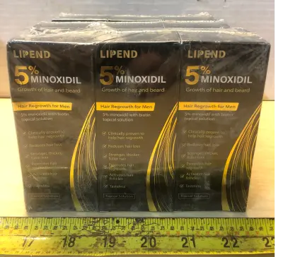 9 boxes 2oz Lipend minoxidil hair growth for men