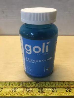 60 gummies goli nutrition ashwagandha dietary supplement