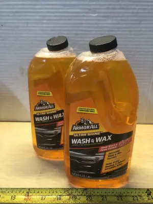 2 bottles 64oz ArmorAll wash and wax