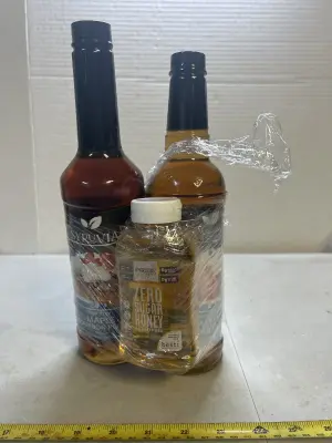 2 sugar free syrups and honey