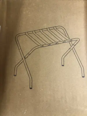 2 boxes luggage racks