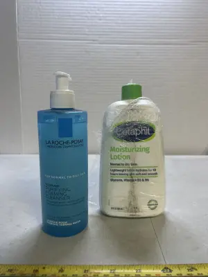 moisturizer cap broken, foaming cleanser