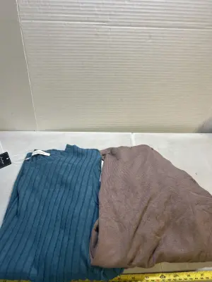 large sweater and cardigan