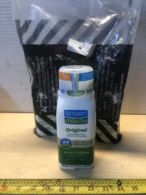 3 bottles 16oz smart mouth bad breath mouth rinse