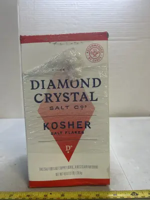 bb three years after opening kosher salt flakes