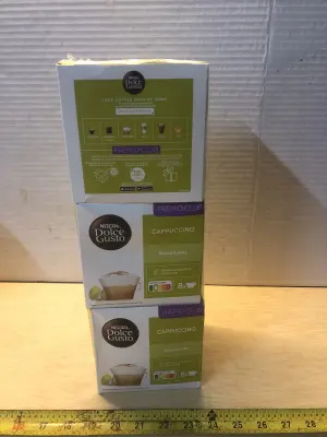 3 boxes Nescafé cappuccino small cups exp:2/28/27