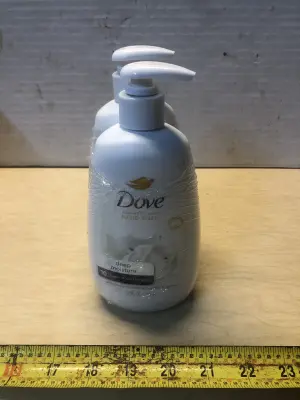 2 bottles 12oz Dove hand wash