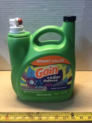 154oz Gain laundry detergent missing measuring cup