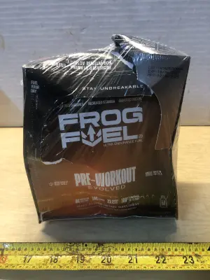 Frog Fuel pre workout drink dietary supplement exp:10/16/27